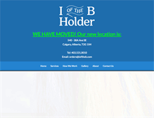 Tablet Screenshot of iofthebholder.com